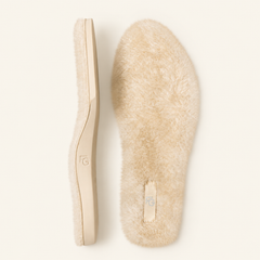 FitFlop Global FG-FT1 cream shearling insoles, gallery view 1