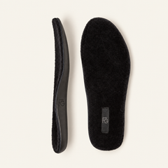FitFlop Global FG-GY6 black shearling insoles, gallery view 1
