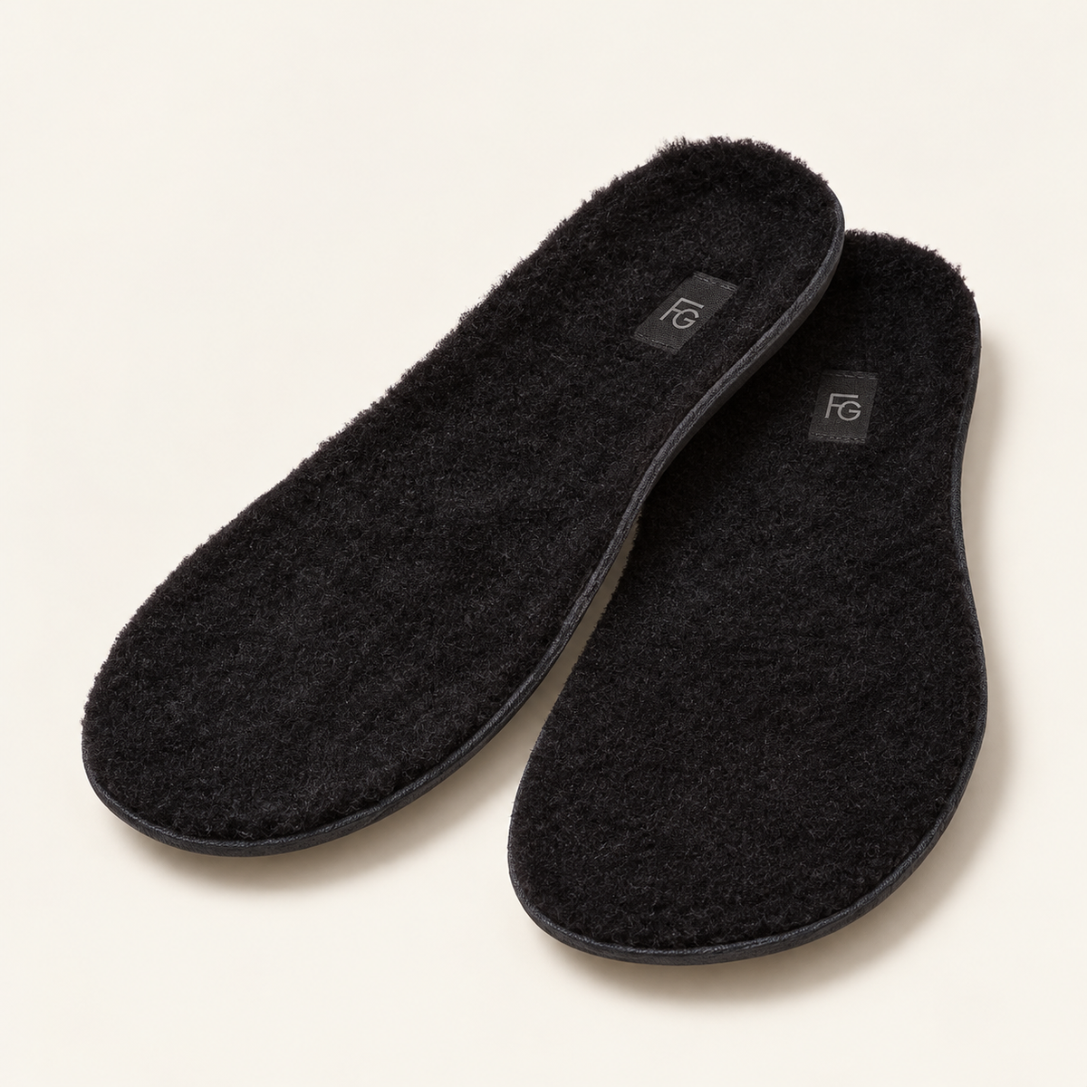 FitFlop Global FG-GY6, one pair of black shearling insoles